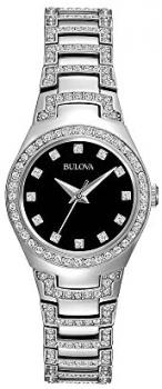Bulova Women's 25mm Crystal Stainless Steel Watch