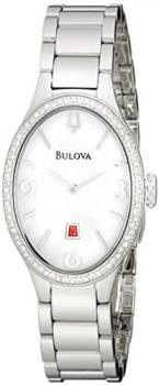Bulova Women's 96R192 Analog Display Analog Quartz Silver Watch