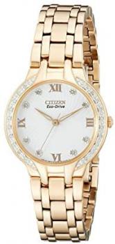 Citizen Women's EM0123-50A Eco-Drive Bella Diamond Accented Watch