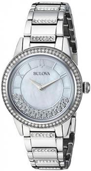 Bulova Women's Floating Crystal Dress Watch (Model: 96L257)
