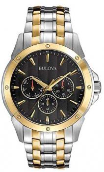 Bulova 98C120 Mens Dress Two Tone Chronograph Watch