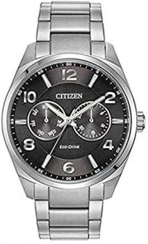 Men's Citizen Eco-Drive Dress Black Dial Watch AO9020-84E