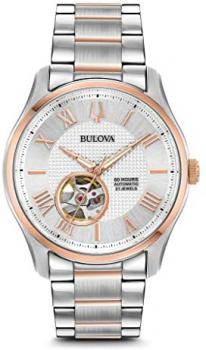 Bulova Mens Analogue Classic Automatic Watch with Stainless Steel Strap 98A213