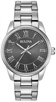 Bulova Men's Analogue Quartz Watch with Stainless Steel Strap 96A222