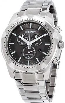 Citizen Eco-Drive Movement Black Dial Men's Watch AT2260-53E