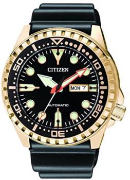CITIZEN Mens Analogue Automatic Watch with Rubber Strap NH8383-17EE