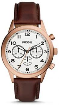 Fossil Flynn Pilot Chronograph Brown Leather Watch BQ2374