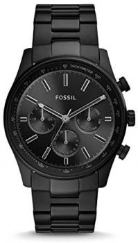 Fossil Sullivan Multifunction Black Stainless Steel Watch BQ2448