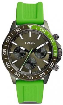Fossil Bannon Multifunction Green Silicone Watch BQ2501