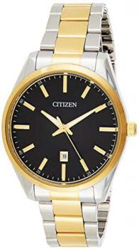 Citizen Men's Quartz Two-Tone Bracelet Watch with Date, BI1034-52E