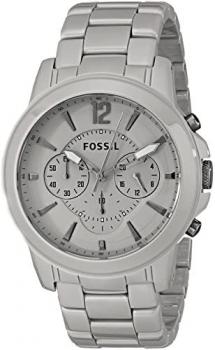 Fossil Watches, Men's Grant Chronograph Ceramic Watch Stone Grey