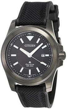 Men's Citizen Promaster Tough Black Fabric Strap Watch BN0217-02E
