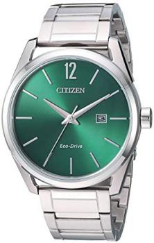 Citizen Men's Eco-Drive Japanese-Quartz Stainless-Steel Strap, Silver, 21 Casual Watch (Model: BM7410-51X)