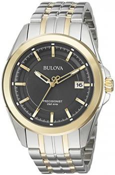 Bulova Men's Quartz Stainless Steel Dress Watch (Model: 98B273)