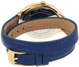 Michael Kors Blue Leather Slim Runway Watch Mk2324