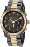Michael Kors Men's MK8160 Brown Stainless Steel Quartz Watch with Grey Dial