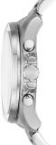 Michael Kors Men's Brecken Analog-Quartz Watch with Stainless-Steel Strap, Silver, 23.5 (Model: MK8609)