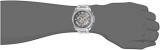 Michael Kors Men's Brecken Analog-Quartz Watch with Stainless-Steel Strap, Silver, 23.5 (Model: MK8609)