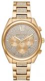 Michael Kors Women's Janelle Chronograph Gold-Tone Stainless Steel Watch MK7097