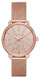 Michael Kors Women's Portia Rose Gold Tone Satinless Steel Watch MK3878