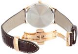 Tissot Men's 'T Gold' Swiss Quartz and Leather Watch, Color:Brown (Model: T9144104601700)