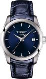 Tissot Couturier Lady Quartz Watch Blue T035.210.16.041.00