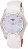 Tissot Couturier Grande Automatic Mother of Pearl Dial White Leather Ladies Watch T0352461611100