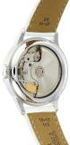 Tissot Women's 'T-Classic' Swiss Stainless Steel and Leather Automatic Watch, Color:White (Model: T0992071611600)
