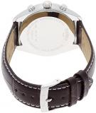 Tissot Men's T1014171603100 Analog Display Quartz Brown Strap with silver dial Watch