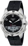 Tissot Men's T0474201705100 T-Touch Black Chronograph Dial Watch