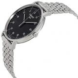 Tissot Everytime T109.610.11.077.00 Black/Silver Stainless Steel Analog Quartz Men's Watch
