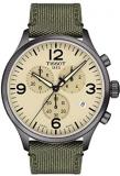 Tissot Men's Chrono XL Fabric Green Stainless Steel Watch T1166173726700