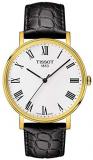 Tissot Everytime Gold Black Leather Watch T109.410.36.033.00