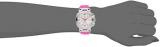 Tissot Women's T0482171701701 T-Race White Dial Pink Silicone Strap Watch