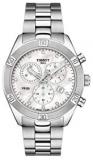 Tissot PR 100 Mother of Pearl Diamond Dial Ladies Chronograph Watch T101.917.11....