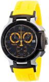 Tissot Men's T0484172705703 T-Race Quartz Yellow Strap Chronograph Dial Watch