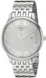 Tissot Men's 'Tradition' Swiss Quartz Stainless Steel Dress Watch, Color:Silver-Toned (Model: T0636101103800)
