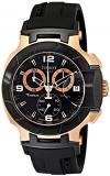 Tissot Men's T0484172705706 Rose Gold-Tone Watch with Black Band