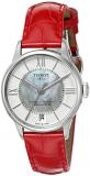 Tissot Women's 'T-Classic' Swiss Stainless Steel and Leather Automatic Watch, Co...