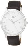 Tissot Men's T0636101603800 Tradition Analog Display Swiss Quartz Brown Watch
