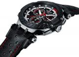 Tissot Men's Stainless Steel Swiss Quartz Sport Watch with Rubber Strap, Black (Model: T1154172705101)
