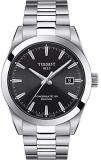 Tissot Mens Gentleman Swiss Automatic Stainless Steel Dress Watch (Model: T1274071105100)