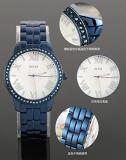 GUESS W0444L4 Blue-Tone Mother-of-Pearl Dial Glits Women's Watch
