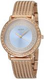 Watch Guess Women Blue Willow W0836L1 rose gold plated steel