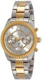 Invicta Women's Angel Quartz Watch with Stainless Steel Strap, Two Tone, 18 (Model: 21425)