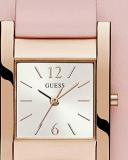 Guess Buckle up Womens Analog Quartz Watch with Leather Bracelet W1137L4