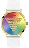 Guess Watches Ladies Imprint Womens Analog Quartz Watch with Plastic Bracelet W1161G5
