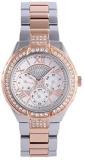 GUESS Women's W0111L4 &quot;Sparkling Hi-Energy&quot; Silver- And Rose Gold-Tone Watch
