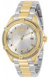 Invicta Women's Bolt Quartz Watch with Stainless Steel Strap, Two Tone, 18 (Model: 30882)