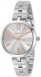 Invicta Women's Angel Quartz Watch with Stainless Steel Strap, Silver, 14 (Model: 31074)